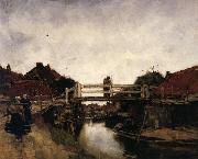 Jacobus Hendrikus Maris The Bridge oil painting